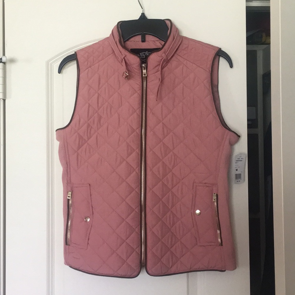 Blush Pink Puff Vest